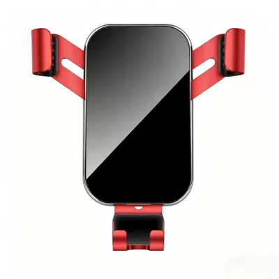 Car phone holder Universal Metal Arm Phone Holder - sports-red-single-bracket-square-metal-arm