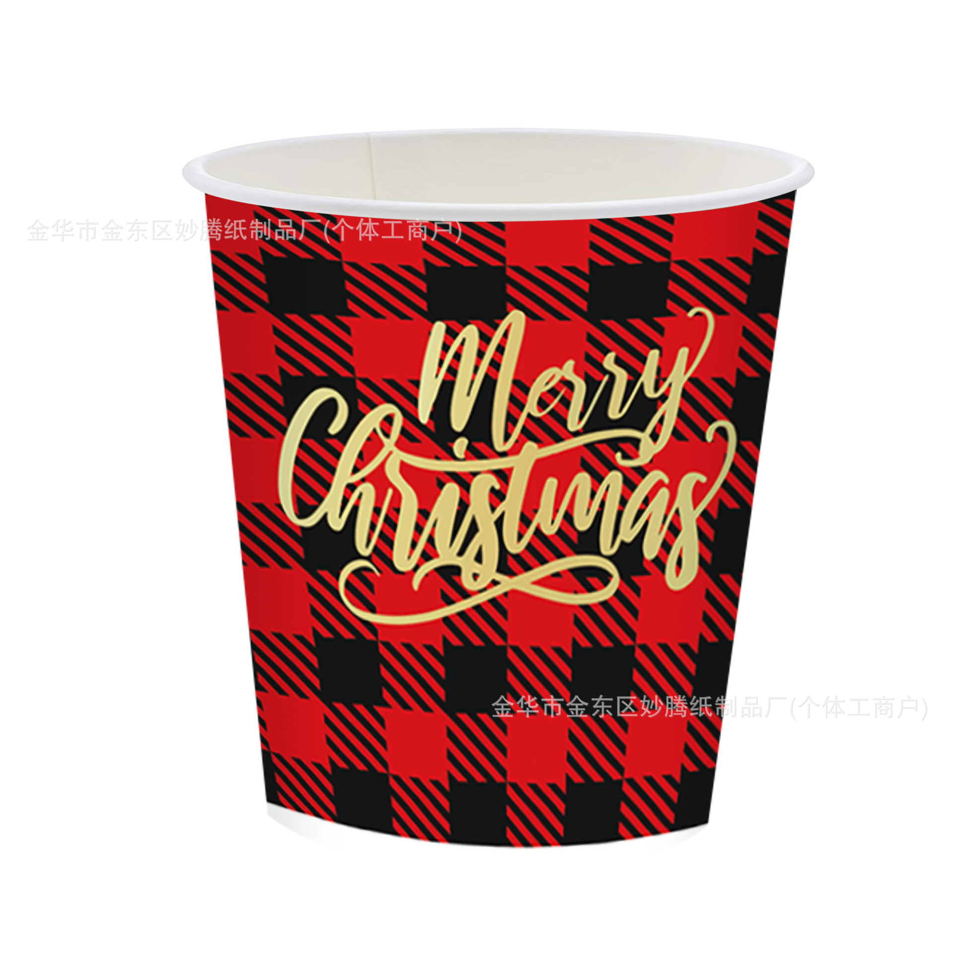 Nuevo conjunto de cubiertos desechables de Navidad, conjunto de platos desechables de papel, toallas de papel, props de fiesta familiar