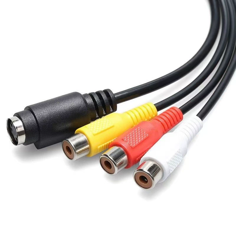 Кабель VGA к AV Lotus с разъемом S-образным разъемом для соединения компьютера с телевизором, набор видеокабеля