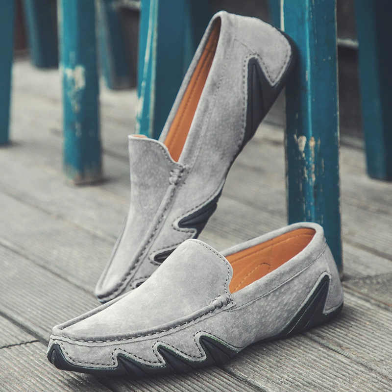 Обувь Doug в стиле внешней торговли 2023 Весна Новые модные трендовые Лоферы Туфли без шнуровки с восемью когтями Легкая повседневная обувь