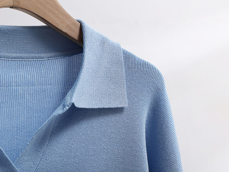 Dameskleding herfst en winter Russische lange mouwen trui pak gebreide top broek pak vrouwelijk_voghion.com