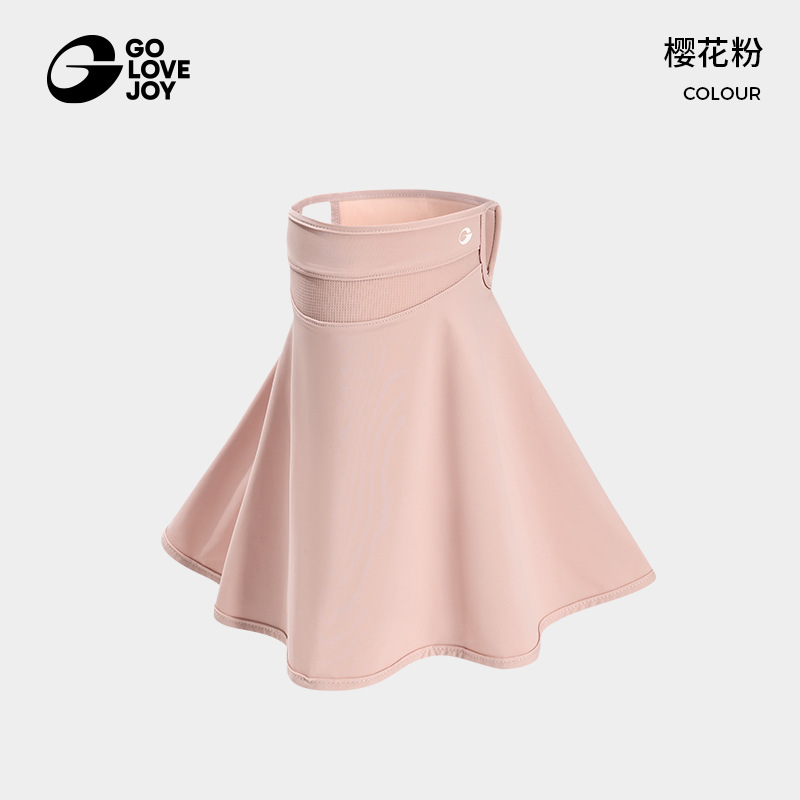 夏季新款挂耳防晒面罩女遮脸护颈冰丝披肩户外透气遮阳防紫外线|undefined