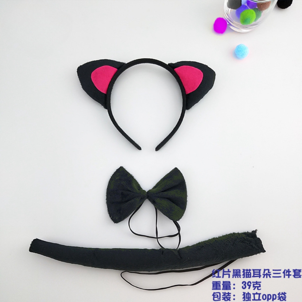 Fábrica directa de animales de tres piezas espectáculo de baile niños / adultos Halloween bandeja de cabeza decoración