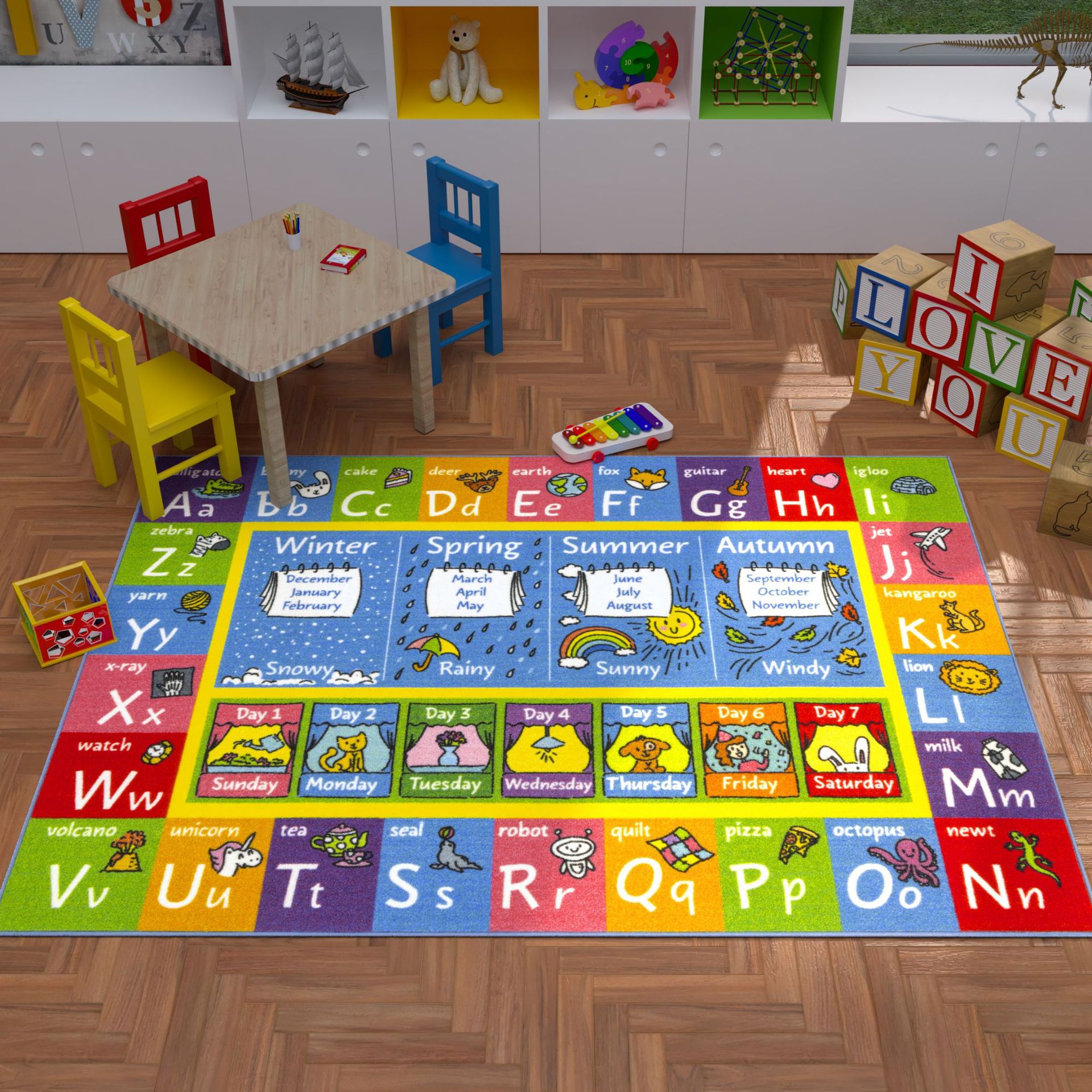 Heißer verkauf niedlichen baby zimmer voller teppich wohnzimmer alphanumerischen lernen teppich auf lager großhandel_voghion.com