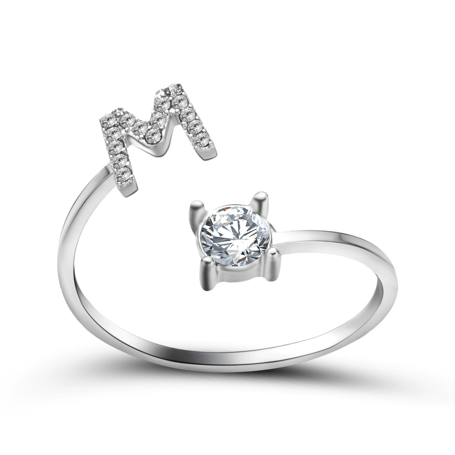 (Cross-border trading), ring, creative adjustable one size accessory with letters