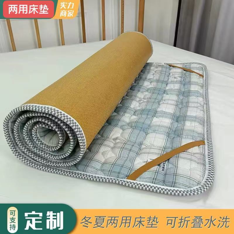 Student Double-Sided Mat Mattress, Winter and Summer Nap Mat, Kindergarten Sponge Mat, Children's Floor Sleeping Mat, Convenient