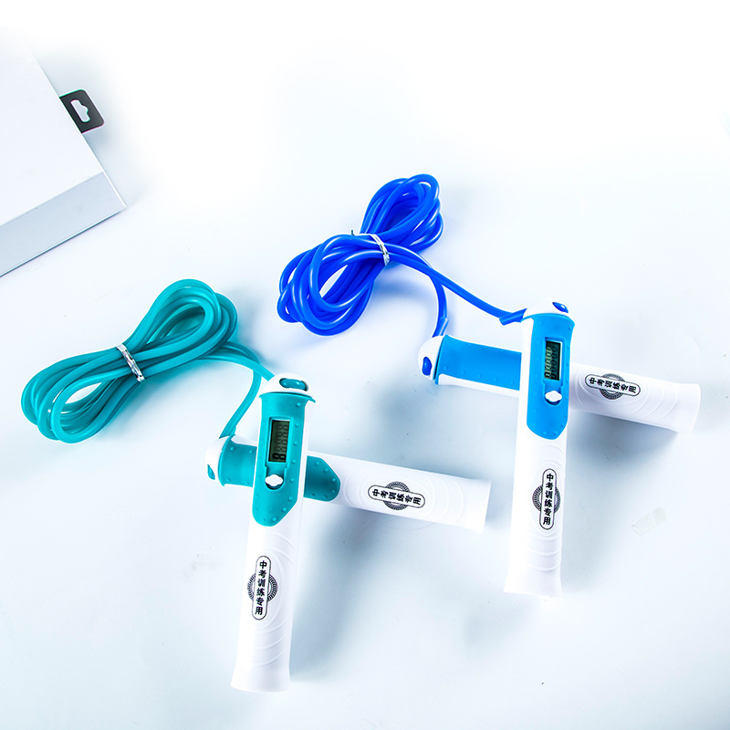 Ventas directas de fábrica 6603 conteo electrónico saltar la cuerda peso saltar la cuerda Examen de saltar la cuerda pantalla LCD Senior High School entrance examen entrenamiento saltar la cuerda