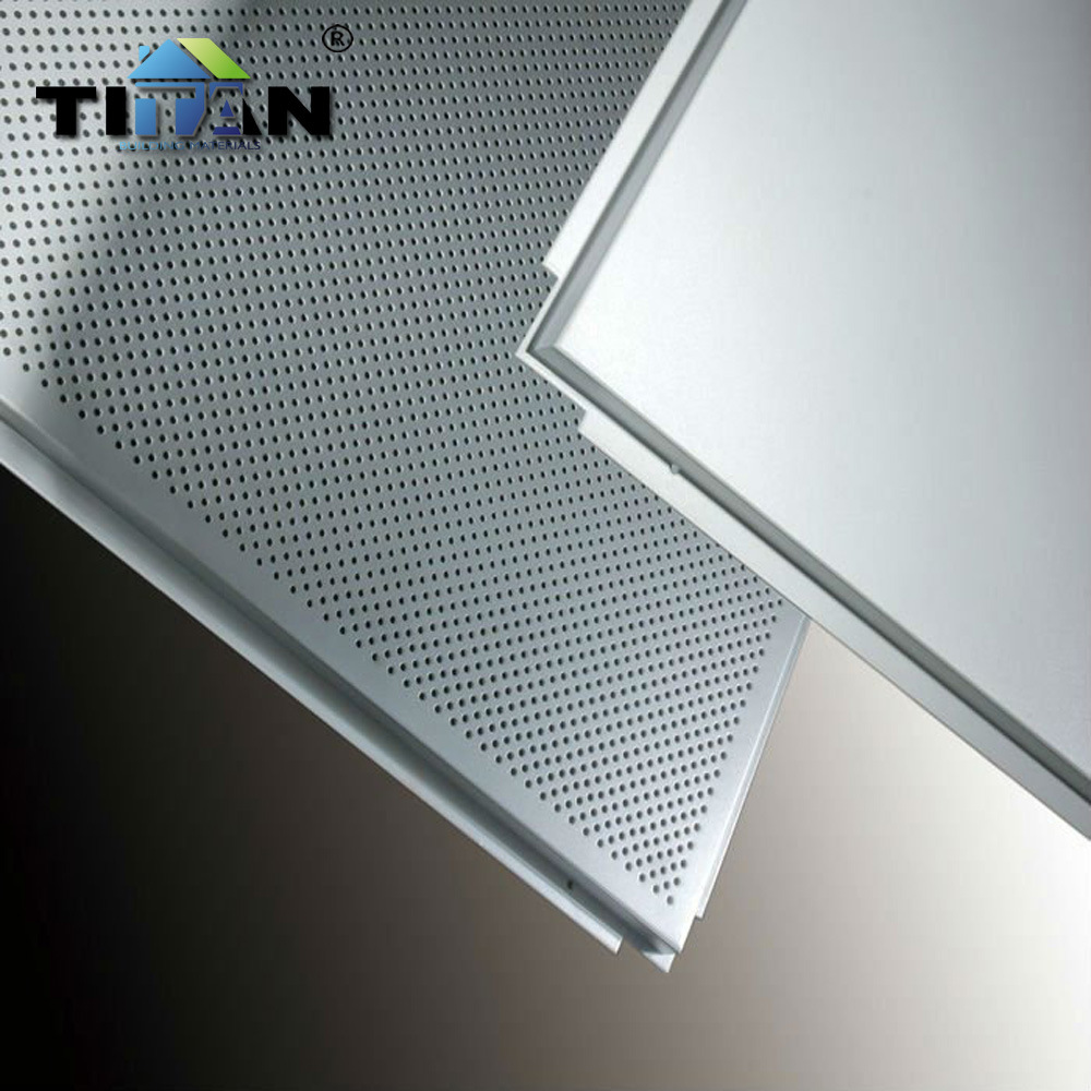 Exportación de comercio exterior techo colgante 600x600 oficina techo de aluminio proyecto de decoración refuerzo de aluminio