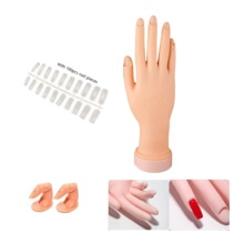 Y 93391 Nail Practice Silicone Hand Model ������ϰ��ģ