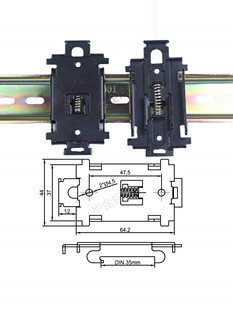 DIN35MM���I��׼܉�����۽���C45��܉���� din���b�̶�֧�ܿ��{��