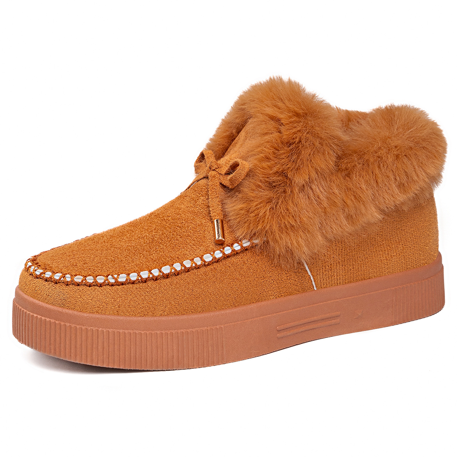 Zapatos de algodón de mujer botas de mujer transfronterizas TEMU botas de gran tamaño para mujeres botas de nieve de vello gruesas botas de algodón caliente a prueba de frío