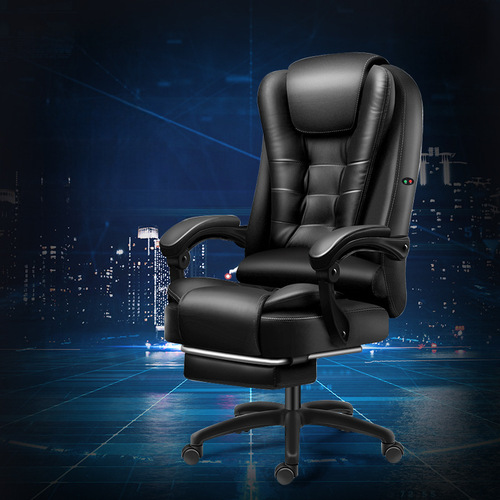 Computer chair massage chair leather executive chair ultra-angle reclining gaming chair lifting rotating office chair manufacturer