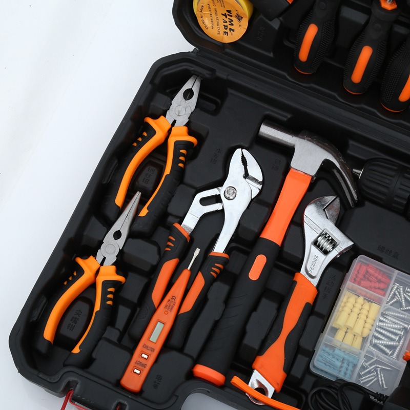 Personalizado conjunto de hardware doméstico herramientas de reparación multifuncionales eléctricos herramientas de reparación de automóviles kit al por mayor