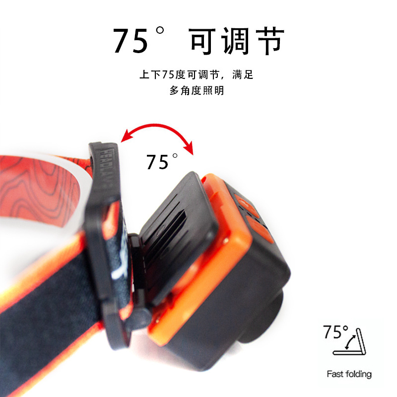 Electromagnetic magnetic induction travel lantern, flashlight
