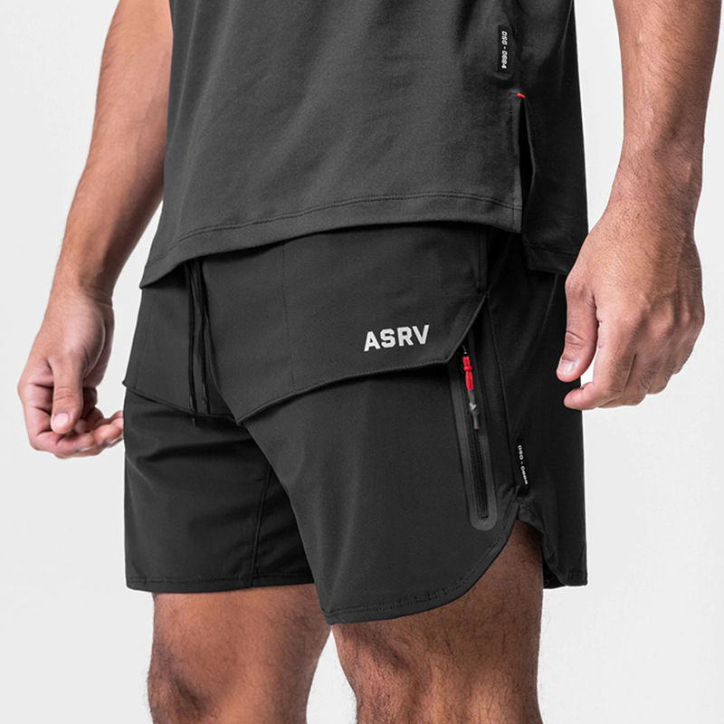 Cross-Border Men's Summer Shorts for Outdoor Wear, American-Style Trendy Quick-Dry Shorts for Young Men, Multi-Pocket Running Pants