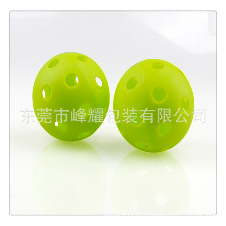 Outdoor Sports Training Equipment Gift Pickleball 72mm 26 Hole Eva Soft Hole Ball High Elastic Pickleball