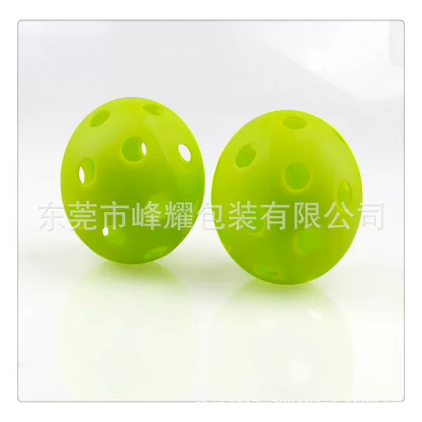 Outdoor Sports Training Equipment Gift Pickleball 72mm 26 Hole Eva Soft Hole Ball High Elastic Pickleball