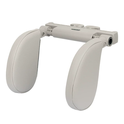 Headrest, Supplies Car Pillow Sleeping Artifact - a10-memory-foam-leather-model-light-gray
