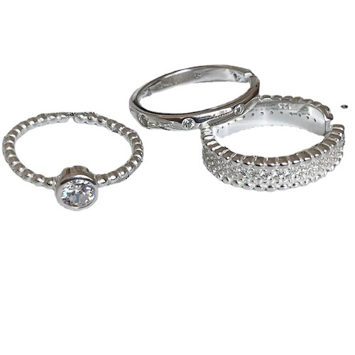 Layered Wind Ring Set for Women, Fashion Mix-and-Match Style, Unique Ins-inspired Ring Design,  New Arrival