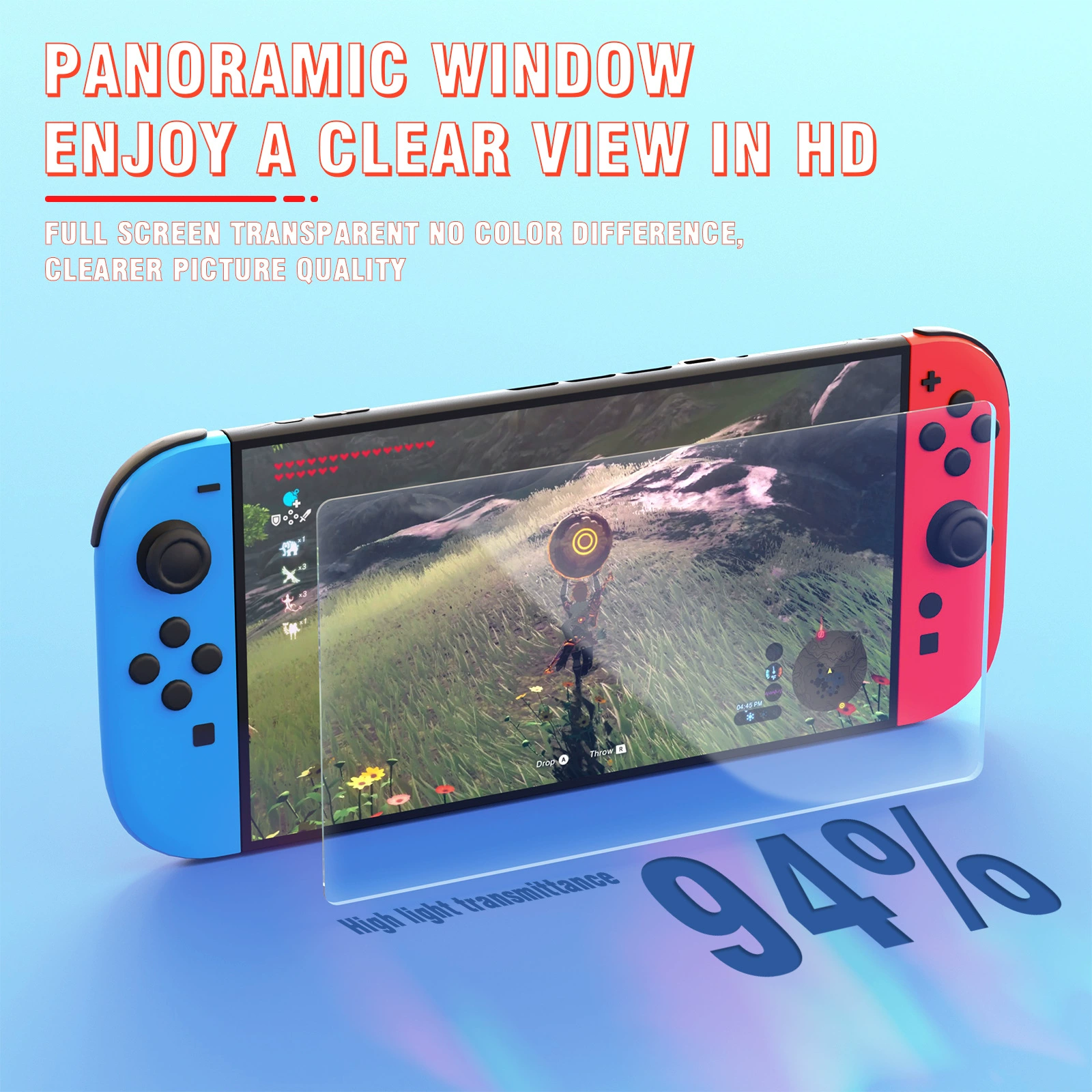 Защитное стекло для игровой консоли Nintendo Switch 2, пленка-защита экрана