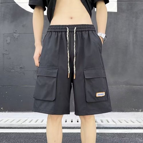 Japanese-style work shorts for men, summer trendy brand, loose mountain system sports casual men's five-inch mid-calf pants, dropshipping