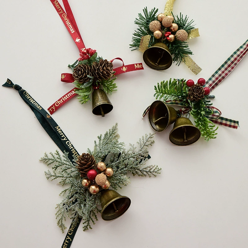 Small bell, decorations with bow, pendant, atmospheric small props