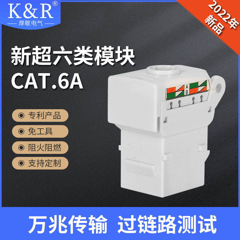 CAT.6A 新免工具超六类模块网络模块免打型万兆传输厂家直销现货