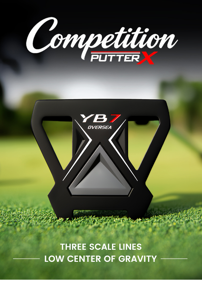 Gậy putter golf PGM ba đường ngắm, thân thép không gỉ, tay cầm TPE chống trượt — Gậy putter ngắm ba đường【Thân thép không gỉ/Tay cầm chống trượt TPE/Đường phụ trợ kéo dài, không có bao gậy】TUG096, Gậy putter ngắm ba đường TUG096 + kèm bao gậy chi tiết 2