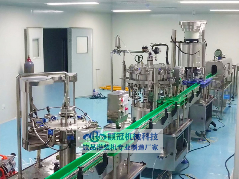 小型铝瓶易拉罐灌装生产线