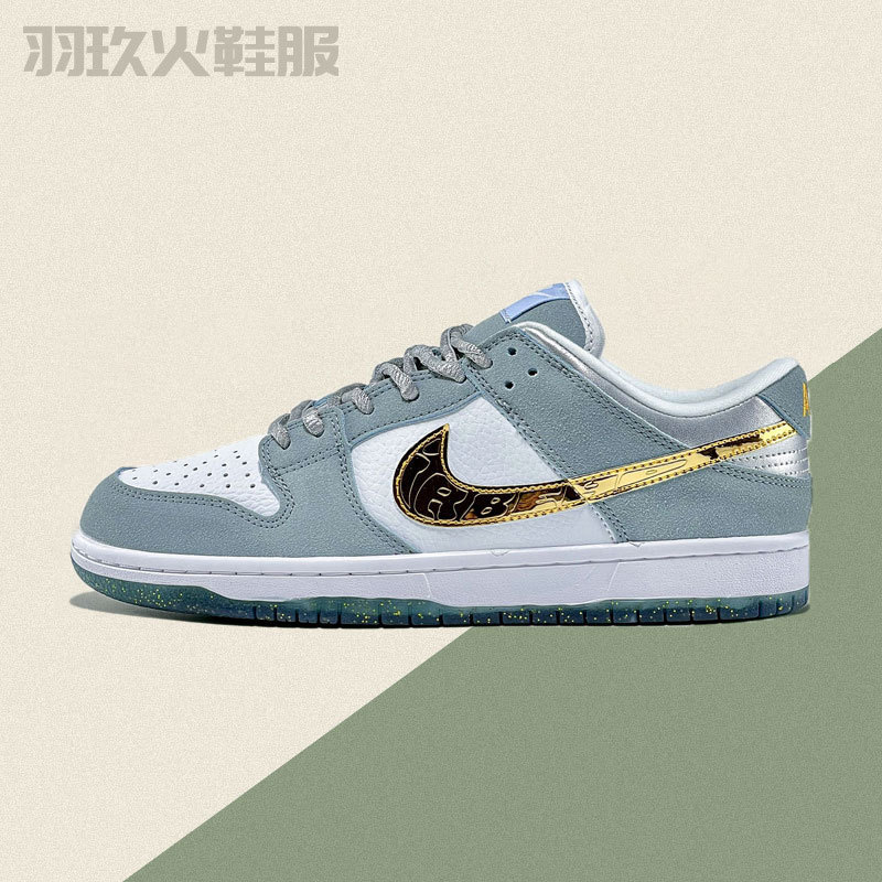 Putian Shoes Dunk Low Nike Official Men's Shoes Sneakers North Carolina Blue Undercut Low-Top Sports Shoes Couples Casual Women's Shoes
