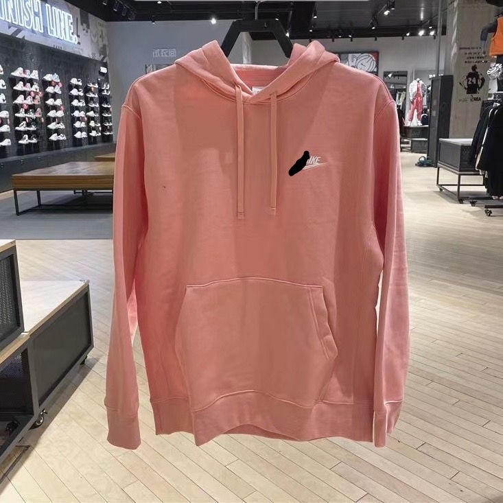 Autumn and Winter New Men's and Women's Cotton Sports Casual Sweatshirt Hooded Pullover Versatile Fleece-Lined Warm Long-Sleeved Knitted Q1
