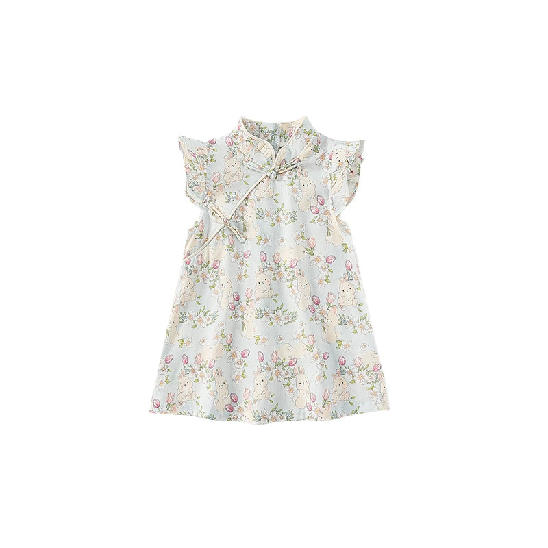 Summer dress, cheongsam, girl's skirt