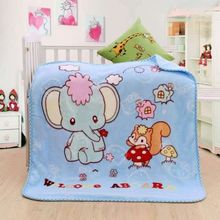 宝宝云毯双层加厚冬季新生儿毛毯儿童盖毯被子1.2米童毯婴儿毛毯