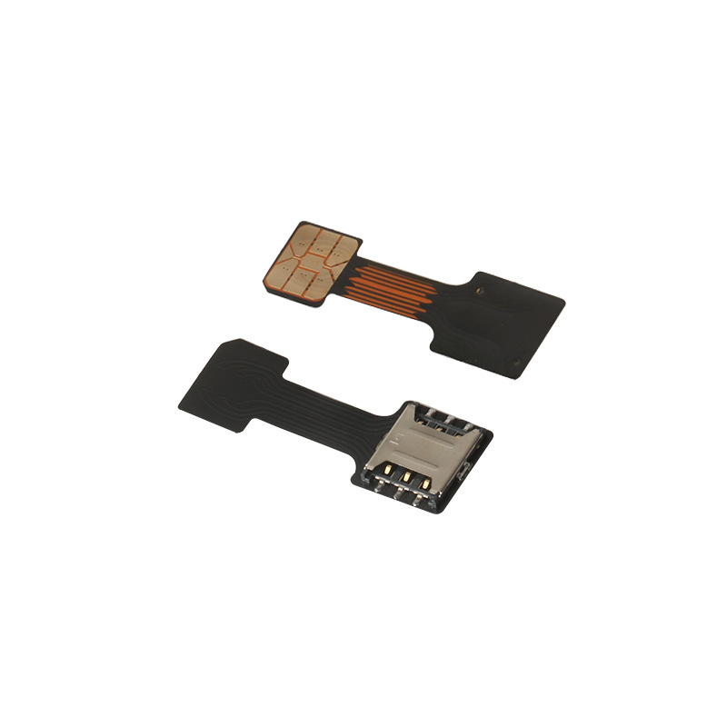 Aplicable a Android cable de extensión de tarjeta SIM 4G teléfono móvil tarjeta de memoria Tarjeta de cambio etiqueta pequeña tarjeta dos-a-uno nano horizontal Huawei