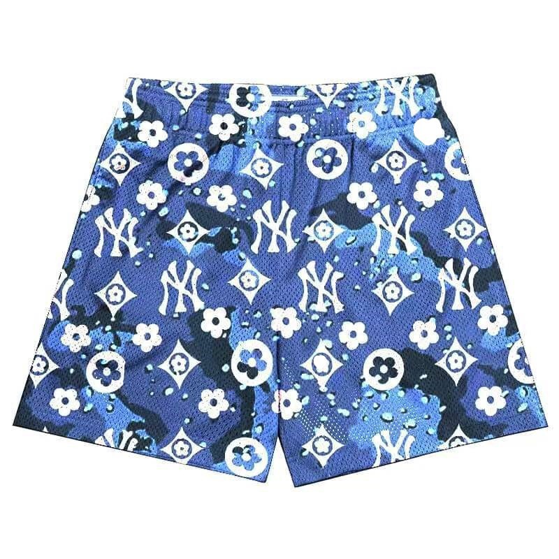2026 Independent Brand Cross-Border High Street Fashion Casual Ny Sports 3D Printed Shorts Basketball Loose Stretch Mesh Pants