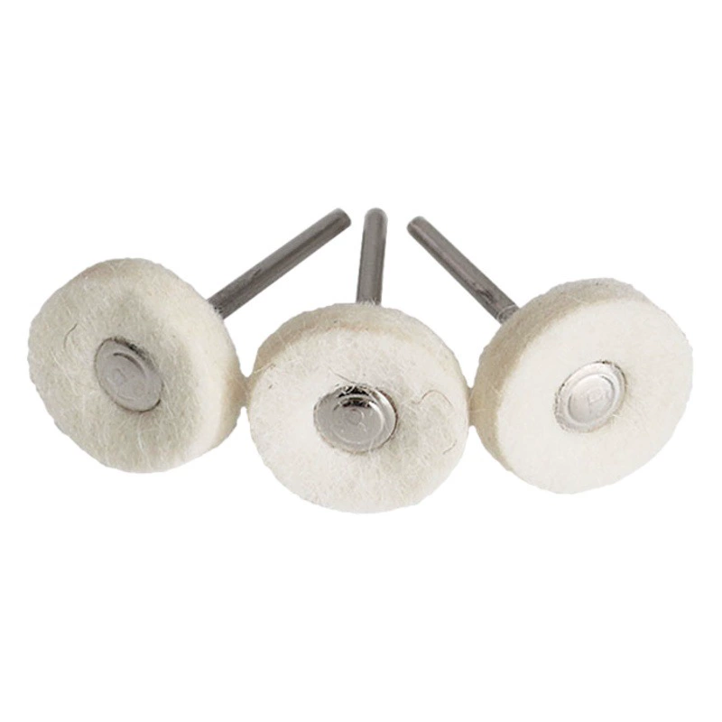 Полировальный круг для шерсти с ручкой Нефрит ядерная резьба Полировка дерева Полировальная Шлифовальная головка Металлическое зеркало Тонкая полировка Электрическая шлифовка