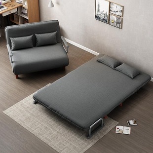Folding Sofa Bed Dual-purpose Living Room Multi-functional Lunch Break Lazy Sofa Space-saving Single Internet-famous Fabric Sofa Bed