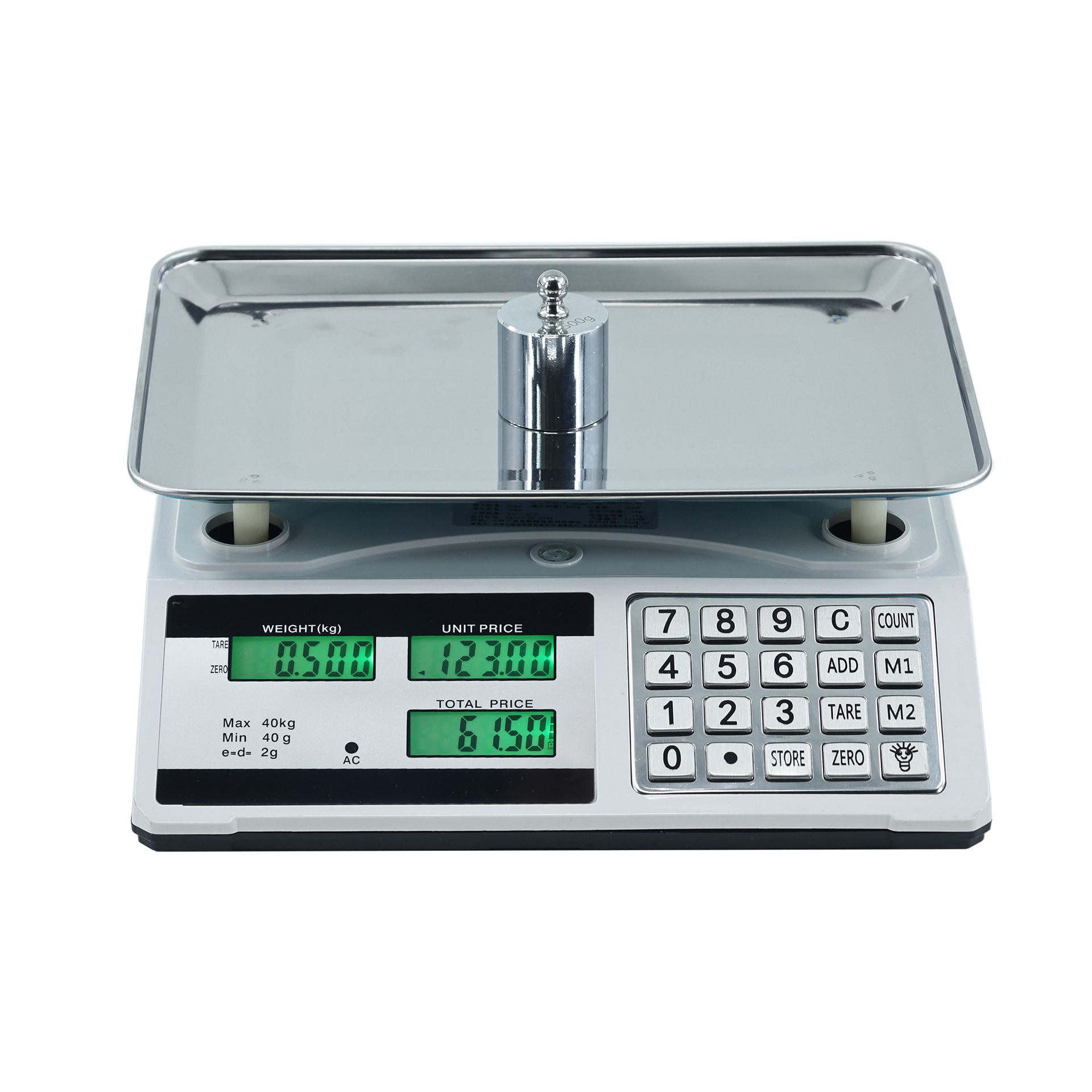 Exportaciones de comercio exterior inglés, rendimiento de alto costo, 40kg, modelos ordinarios, modelos de botones de acero, báscula electrónica de precisión, comercial image 14