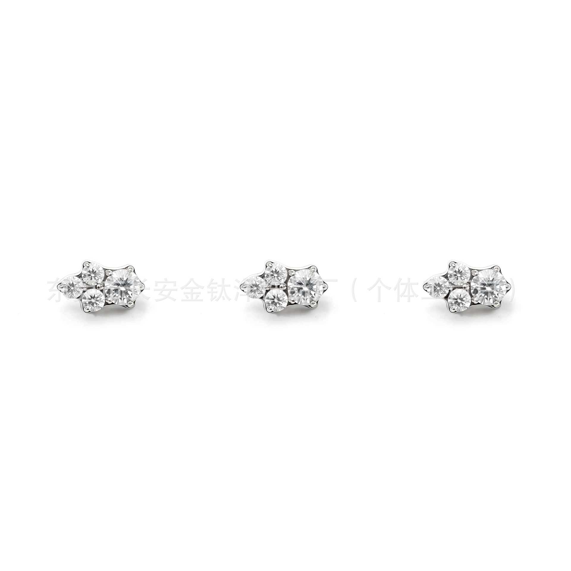 Pointed titanium steel lip stud product view