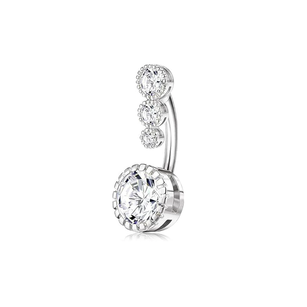 Belly button piercing, classic physiological set stainless steel, Amazon, 9 pieces, (Physicals)