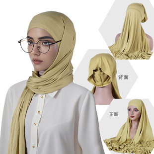 Pure Cotton Tube Cap Pure Cotton Turban suit Modal Base Cap Modal Pure Cotton Long Towel Two-Piece Combination