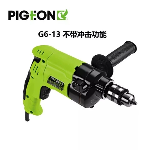 Pigeon G6-13 Ручная дрель промышленного класса большой мощности 710 Вт двойное замедление