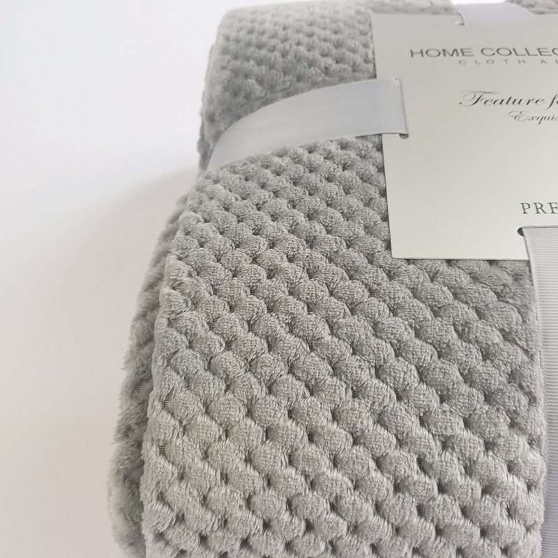 Manta de color sólido manta de malla de terciopelo de coral manta de franela manta de sofá manta de terciopelo Beibei manta pequeña manta a cuadros de piña para mascotas