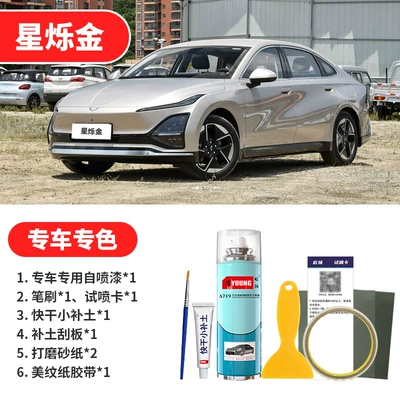 Curtain Black Touch-Up Pen Star Sand Avtomobil boya qələmləri - starlight-gold-emergency-repair
