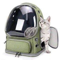 ∝猫バッグ、ポータブルバッグ、スペースカプセル、大型犬用バックパック、猫ケージ、猫用透明猫スクールバッグ