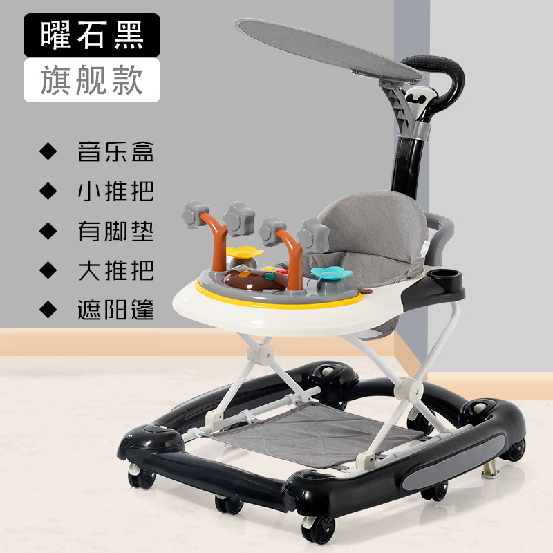 Baby Walker anti-o-pierna anti-vuelco niña niño bebé multifuncional niño caminar ayuda carro