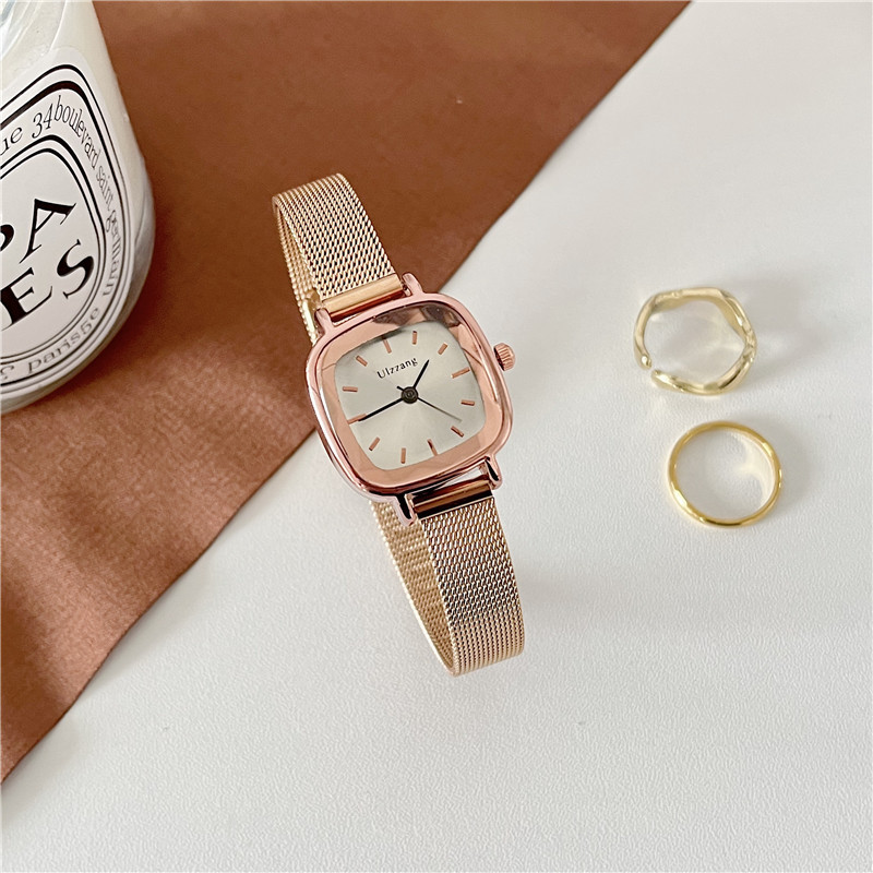 Simple Style Commute Solid Color Buckle Quartz Women's Watches display picture 1