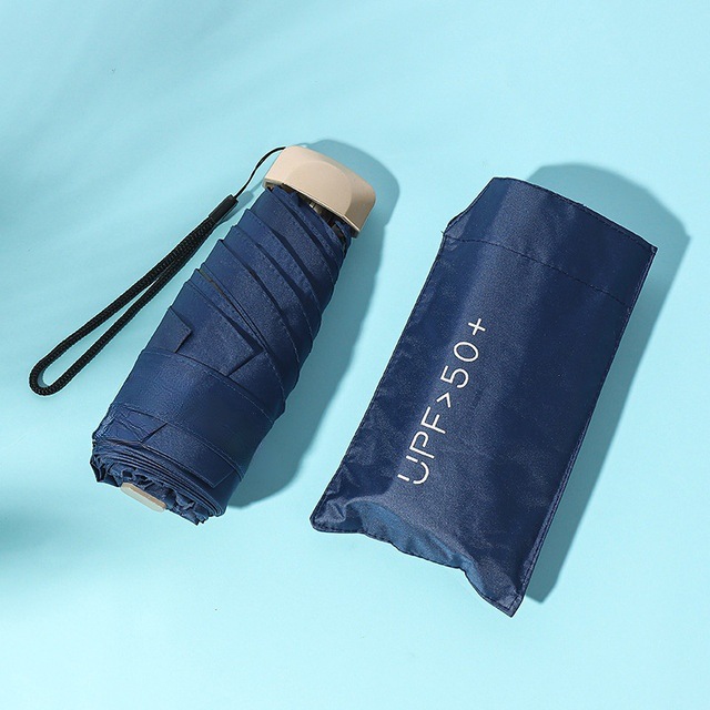 Paraguas solar para mujeres protector solar anti-UV paraguas portátiles pequeñas paraguas sol y lluvia mini paraguas personalizados al por mayor