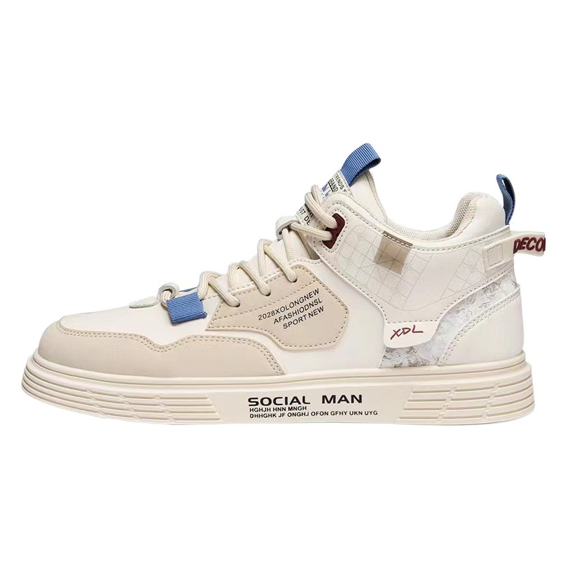 2024 primavera y verano nuevos zapatos de alta calidad zapatillas planas para hombres zapatos casuales versátiles de moda para estudiantes zapatos de moda zapatos para hombres