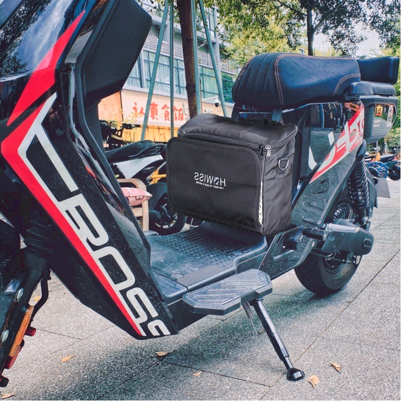 Suitable for Pedal Electric Vehicle Bag, Calf Center Storage Box, No. 9 Storage Pocket, Deep Electric Vehicle Tail Bag, Mobile Phone Storage